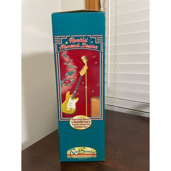 Vintage Rockin' Around Santa Animated Figure 18" Works Great! - Picture 9 of 11